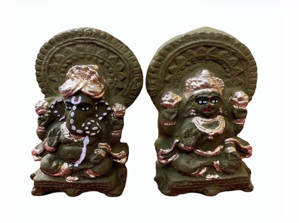 Laxmi Ganesh Gobar 3 inch